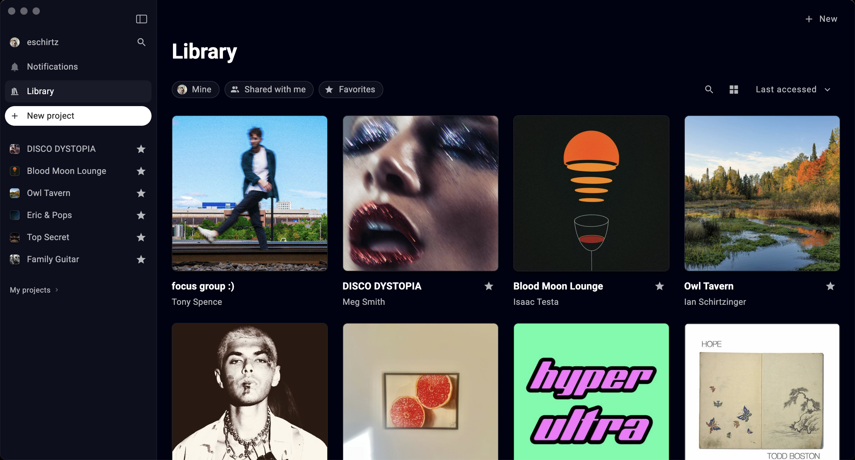 A populated Library