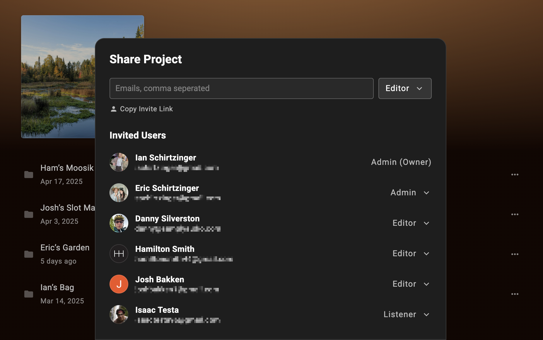 Share Dialog